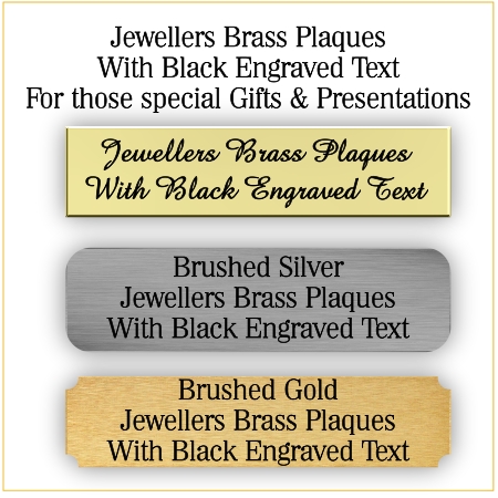 Jeweller brass plaques Jeweller brass plaques